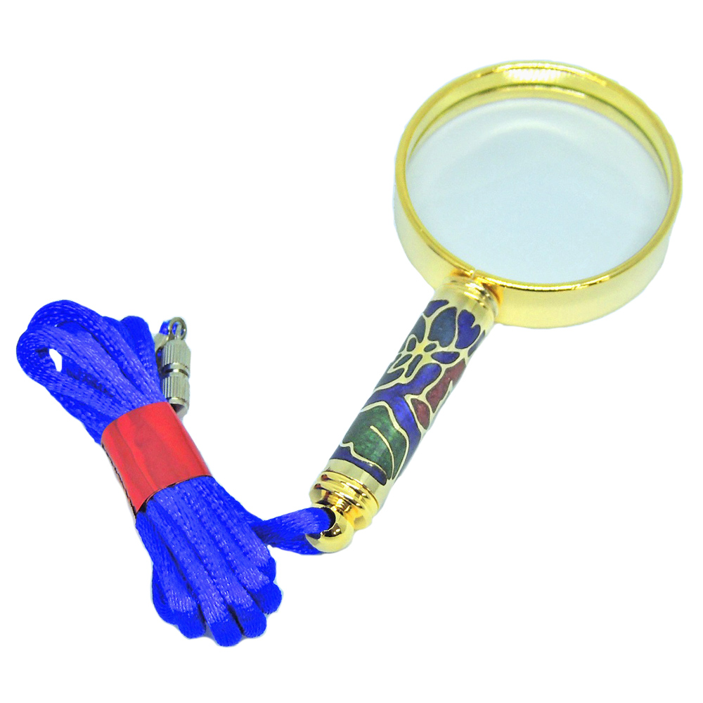 hard enamel pocket magnifier
